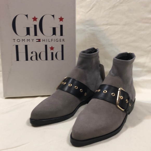 NIB💥SALE💥Tommy Hilfiger Ankle Flat Boots Size:36 - Picture 2 of 5